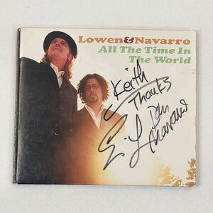 Lowen & Navarro CD All the Time in the World Signed 2004 Autographed Red Hen